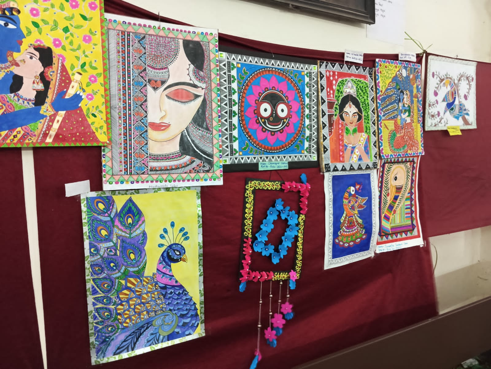 Art exhibition by B.Ed. department